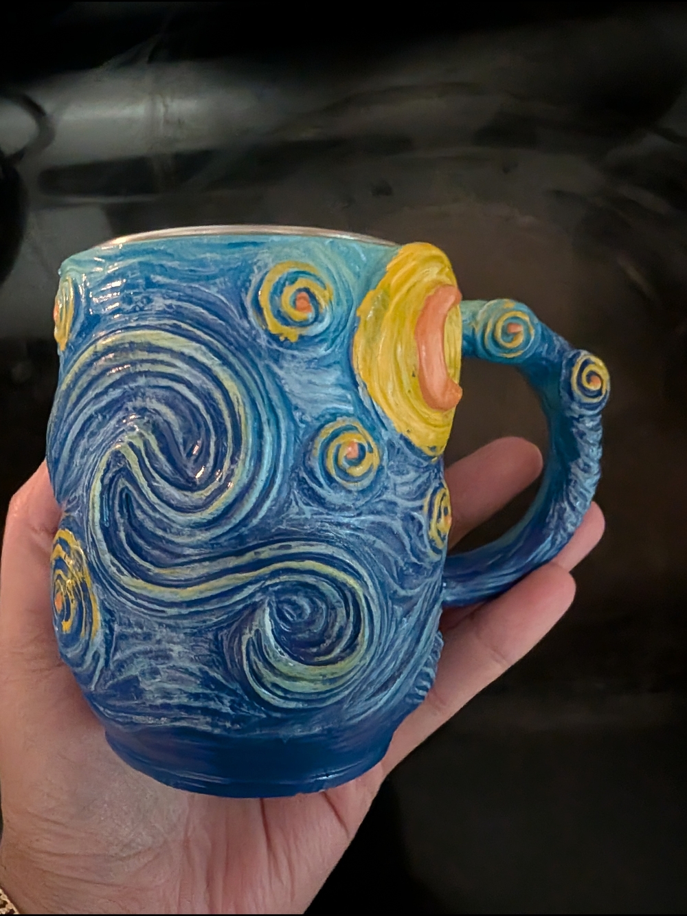 Blue Starry Night Mug